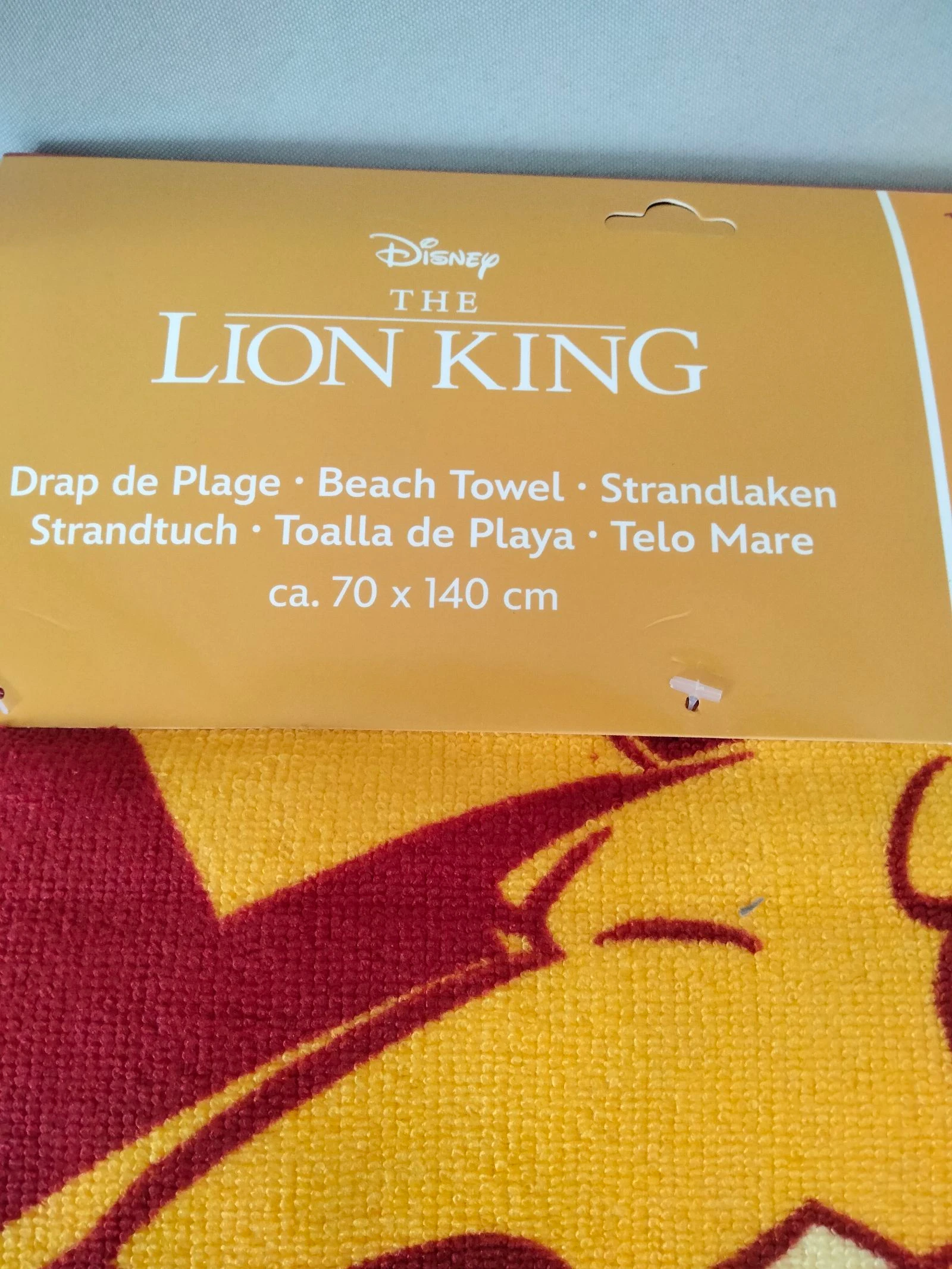 Toalla de playa El Rey León | Disney | Nueva | Multicolore | 70 × 140 cm – photo 3